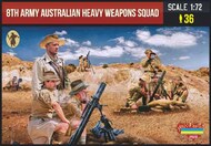  Strelets Models  1/72 8th Army Australian Heavy Weapons Squad (WWII) STRM156