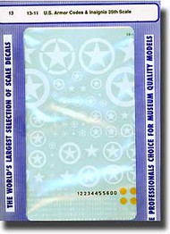  Super Scale Decals  1/35 US Army Codes and Insign SSI130011