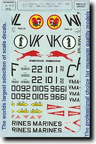  Super Scale Decals  1/32 A-4E Skyhawk VMA 211/ 311/ 121 SSI320038