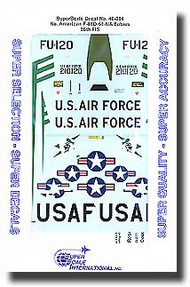  Super Scale Decals  1/48 N.A. F-86D-50-NA Sabres 86th FIS SSI480884