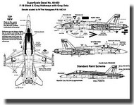  Super Scale Decals  1/48 F/A-18 Gray and Black Walkways SSI480932