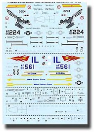  Super Scale Decals  1/48 F-16A/ADF & F-16C Falcons SSI480990