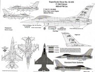 General-Dynamics F-16A Fighting Falcon (1) 82-900/FM 482FW 'Makos' Brig.Gen Larry Taylor Air Force Reserve #SSI32205