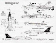  Super Scale Decals  1/32 F/A-18C Hornet USN/USMC (VX9) SSI32210