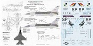 Super Scale Decals  1/32 F-16C 50CJ 52nd FW Cdr. 23rd FS/52nd FW SSI32223