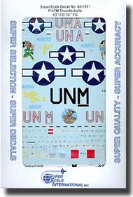  Super Scale Decals  1/48 P-47M Thunderbolts (63rd FS/56th FG) SSI481091