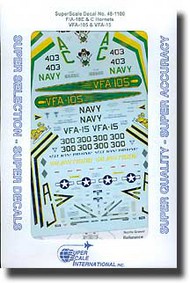  Super Scale Decals  1/48 F/A-18E & C HORNETS VFA-105/15 SSI481100