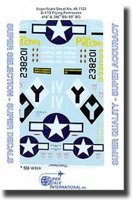  Super Scale Decals  1/48 B-17G Flying Fortresses 416th & 346th BS/99th BG SSI481123
