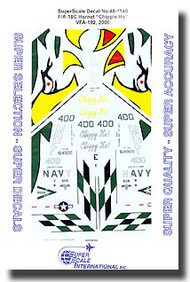  Super Scale Decals  1/48 F/A-18C Hornet Chippie Ho VFA-192 2006 SSI481140