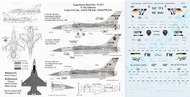 Super Scale Decals  1/72 F-16C Falcons 512TFS CO, 132FW CO, 122FW CO SSI72873