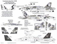 McDonnell-Douglas F/A-18C / F/A-18D Hornets (2) C 163459 AB/415 VFA-86 Sidewinders special camouflage scheme; D 164652 DT/01 VMFA(AW)-242 Bats Miramar 2004 #SSI72898