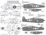  Super Scale Decals  1/72 F6F-5 Aces VF12, VF29 & CO Air Group 15 SSI72903