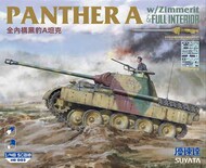 Panther A w/ Zimmerit & full interiorGerman WWII Medium Tank Pz.Kpfw.V Ausf.A #SYSN003