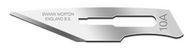  Swann Morton  NoScale Box of 100 No.10A Straight Blades for No.3 scalpel SM0102