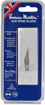  Swann Morton  NoScale No.11 Blade to fit SM9105 No.1 handle in pack of 5 blades. SM9131
