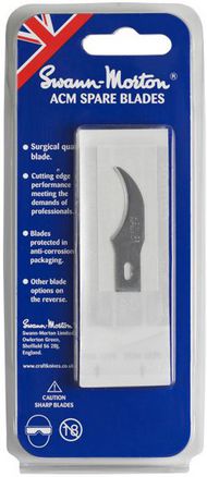  Swann Morton  NoScale No.28 Blade to fit SM9106 No.2 and SM9107 no.5 handle in pack of 5 blades. SM9148