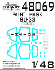 SX-Art  1/48 Su-33 Masks SXA48069