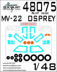  SX-Art  1/48 Bell-Boeing MV-22 Osprey Masks SXA48075