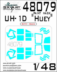  SX-Art  1/48 Bell UH-1D 'Huey' Masks SXA48079