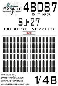 Sukhoi Su-27 Flanker exhaust nozzles Masks* #SXA48087