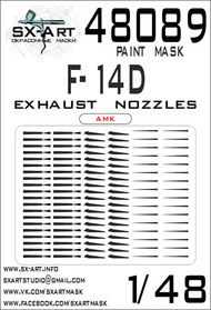 Grumman F-14D Tomcat exhaust nozzles Masks* #SXA48089