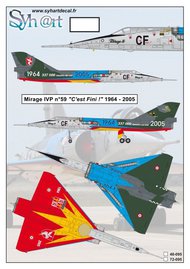  Syhart Decal  1/48 Dassault Mirage IVP n59 CF 'C'est Fini' 1964-2005 SY48095