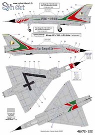 2x Dassault Mirage IIIE 'Regent Papa' 70 years EC2/4 La Fayette' 1916-1986 #SY72122