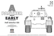 WWII Sd.Kfz.171 Panther A Early Production German Medium Tank w/Full Interior (New Tool) #TAO2097