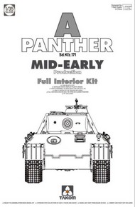 WWII Sd.Kfz.171 Panther A Mid-Early Production German Medium Tank w/Full Interior (New Tool) #TAO2098