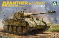 Takom  1/35 WWII Sd.Kfz. 171/267 Panther A Mid-Late Production Tank w/Zimmerit & Full Interior (2 in 1) (New Tool) TAO2100