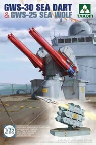GWS-30 Sea Dart & GWS-25 Sea Wolf Surface-to-Air Missile System #TAO2138