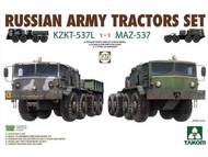 Russian Army Tractors Set: KZKT537L & MAZ537 (New Tool) #TAO5003