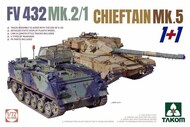  Takom  1/72 FV432 Mk.2/1 + Chieftain Mk.5 (2 vehicles included) TAO5008
