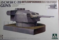  Takom  1/72 Battleship Bismarck BbII/Stb II Turret 15cm SK C/28 Guns TAO5014