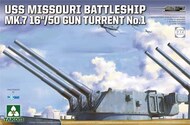  Takom  1/72 USS Missouri Mk.7 16"/50 Gun Turret No. 1 OUT OF STOCK IN US, HIGHER PRICED SOURCED IN EUROPE TAO5015