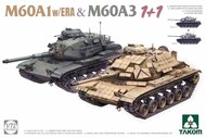  Takom  1/72 M60A1 Tank w/ERA & M60A3 Tank (2 Kits) TAO5022