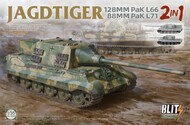 Jagdtiger Tank w/128mm Pak L66 & 88mm Pak L71 Guns (2 in 1) #TAO8008