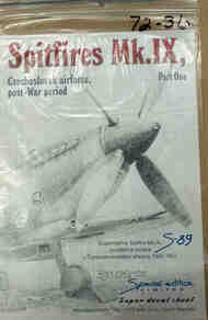  Tally-Ho  1/72 Special Ltd Ed: Czechoslovak Spitfires THD72036