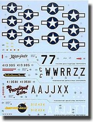  Tally Ho Decals  1/48 P-51B/C/D MUSTANG KPH148016