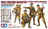 Tamiya Models  1/35 WWI British Infantry w/Small Arms & Equipment TAM32409