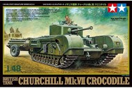  Tamiya Models  1/48 British Churchill Mk VII Crocodile Tank (New Tool) TAM32594