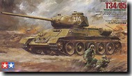  Tamiya Models  1/35 T-34/85 Medium Tank TAM35138