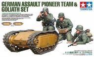  Tamiya Models  1/35 German Assault Pioneer Team (3) & Goliath Tracked Mines (2) (New Tool) TAM35357
