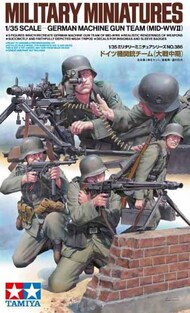Mid-WWII German Machine Gun Team Set (New Tool) - Pre-Order Item #TAM35386