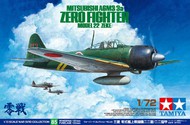  Tamiya Models  1/72 Mitsubishi A6M3/3a Model 22 (Zeke) Zero Fighter TAM60785