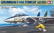  Tamiya Models  1/48 F-14A Tomcat Late Model Fighter Carrier Launch Set TAM61122
