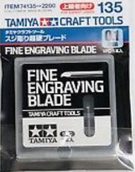  Tamiya Accessories  NoScale Fine Engraving Blade 0.1mm TAM74135