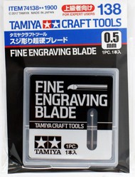  Tamiya Accessories  NoScale Fine Engraving Blade 0.5mm TAM74138