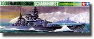  Tamiya Models  1/700 German Cruiser Scharnhorst TAM77518
