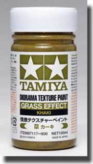  Tamiya Accessories  NoScale Diorama Texture Paint Grass Effect, Khaki OUT OF STOCK IN US, HIGHER PRICED SOURCED IN EUROPE TAM87117